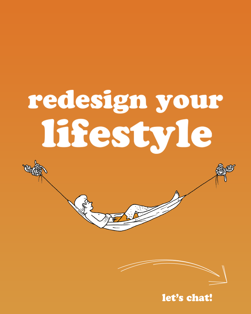 Character on hammock